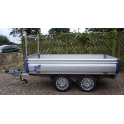 Ifor Williams Eurolight Dropside Trailer w Ladder Rack and 4 Lashing Rings
