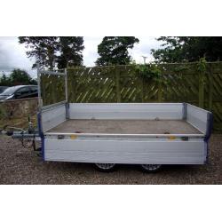 Ifor Williams Eurolight Dropside Trailer w Ladder Rack and 4 Lashing Rings