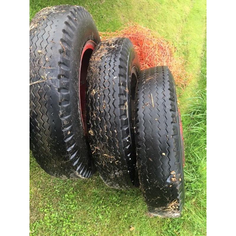 8 stud split rims x4. HGV, Lorry vintage