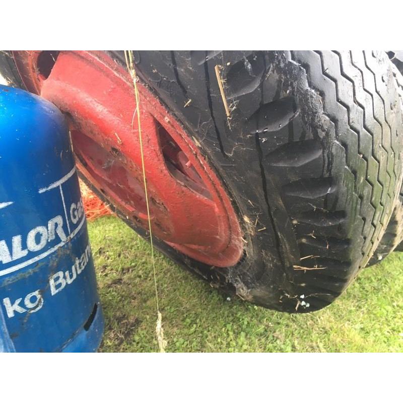 8 stud split rims x4. HGV, Lorry vintage