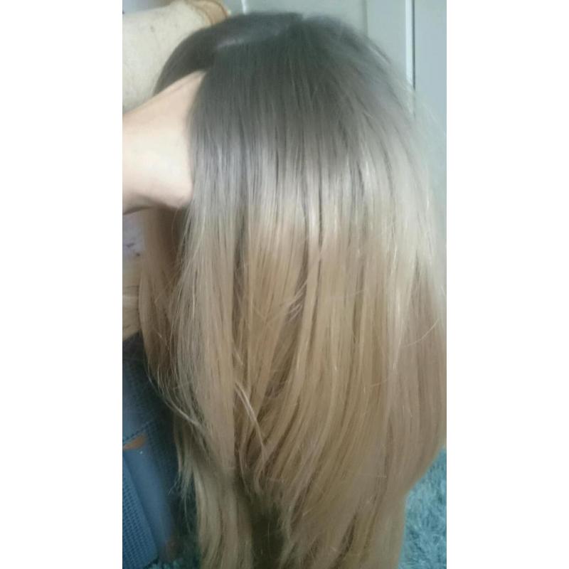 Human hair wig