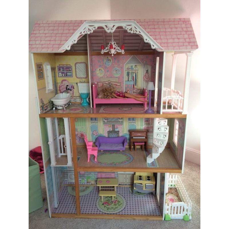 Large wooden dolls house