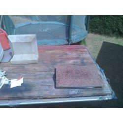 Small sandstone headstone / memorial.