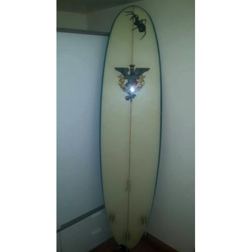 Safari Spider Surfboard 7'6" with a leash