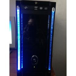 Gaming PC AMD Phenom 9650 Quad Core 4GB 2.3Ghz 64x 8200 Nvidia in Galaxy 3 Case