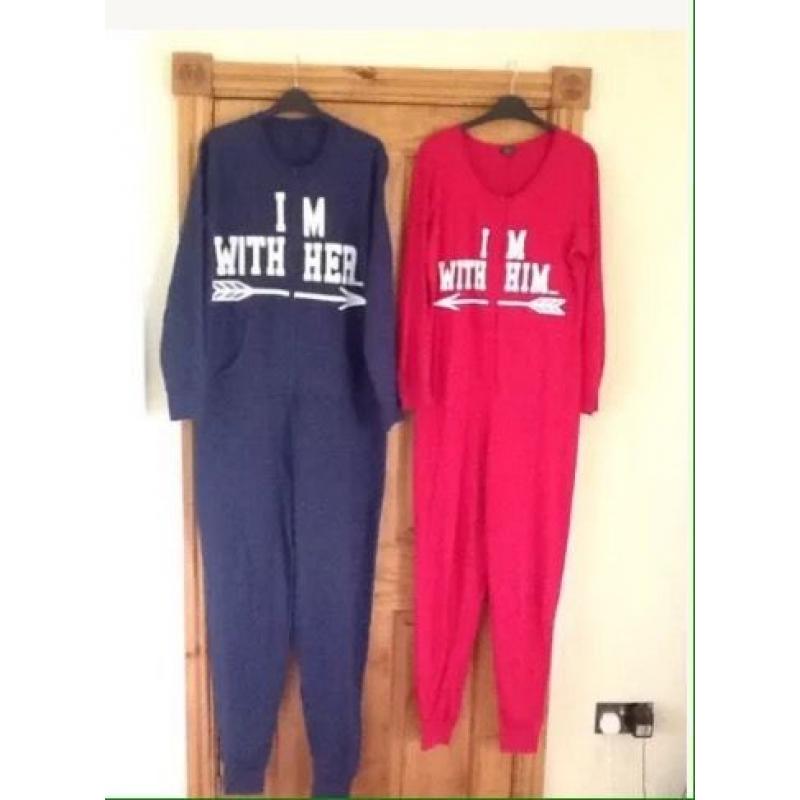 His and Hers Matching Onesies