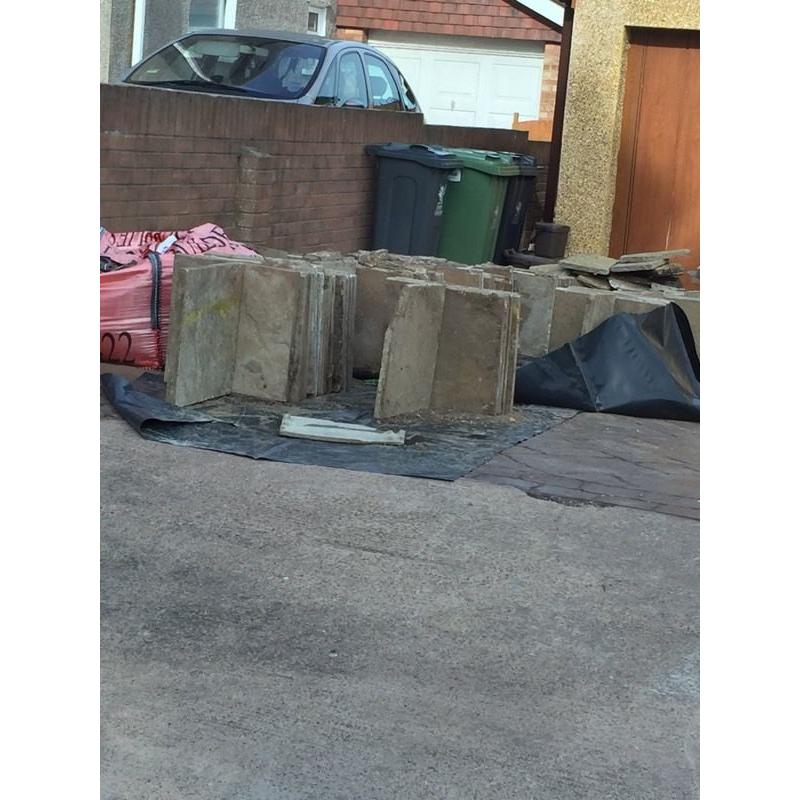 Patio slabs