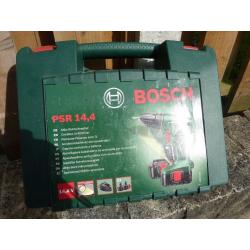 Bosch 14.4v drill in fitted case