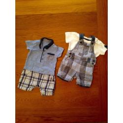 Gorgeous little baby boy outfit bundle.