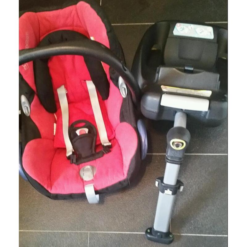 Baby car seat with isofix