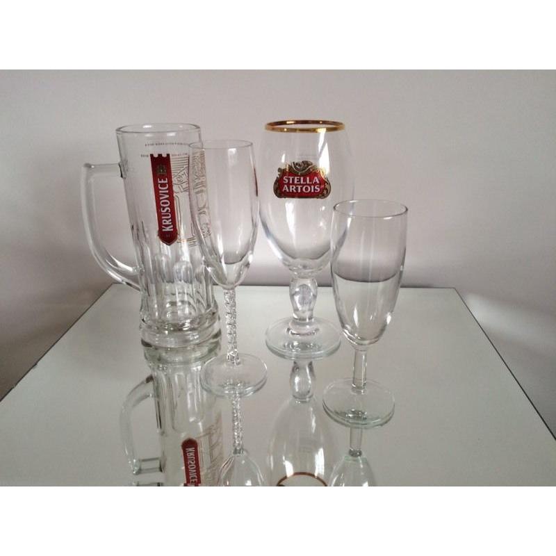 ASSORTED GLASSES TO CLEAR