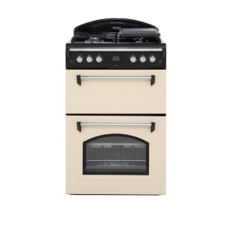 Leisure GRB6GVC Gas Cooker with Full Width Gas Grill - Cream