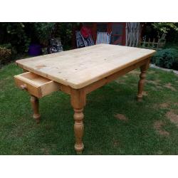 Solid Farmhouse, Pine Table