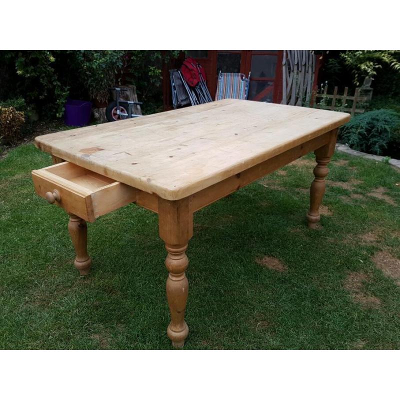 Solid Farmhouse, Pine Table