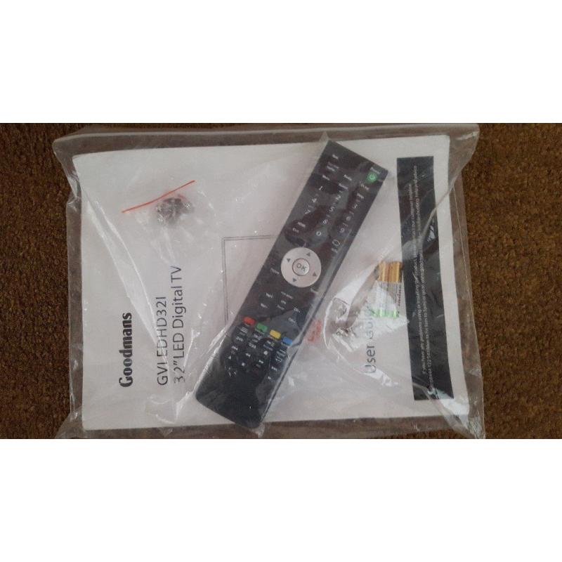 Boxed Goodmans GVLEDHD32DVD 32" Digital HD 1080 LED DVD Combi TV with Built in Freeview TV