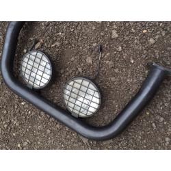Land Rover defender A bars with lights