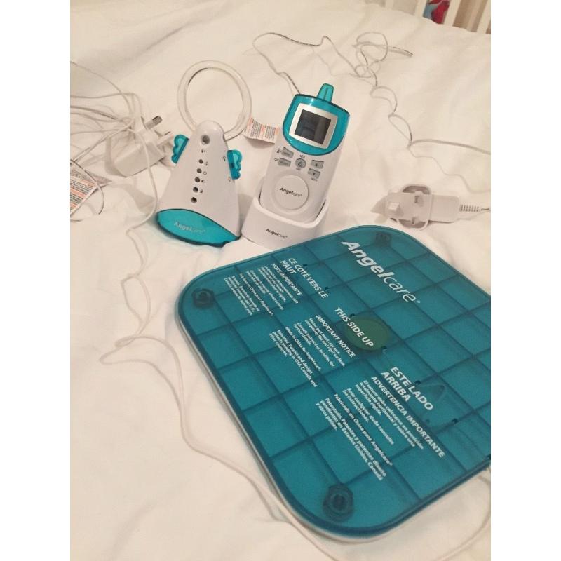Angel care baby monitor and sensor pad