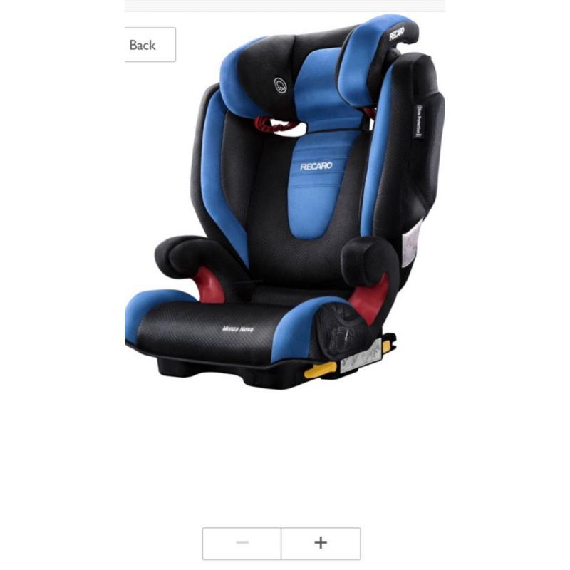 Recaro monza nova seatfix 2 BRAND NEW IN BOX