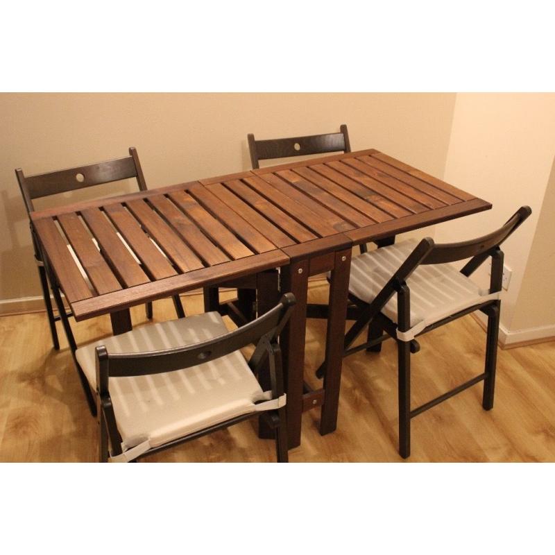 Ikea Folding Indoor/Outdoor Table w/Chairs