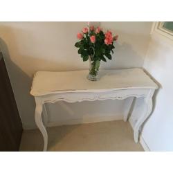 Shabby chic console table