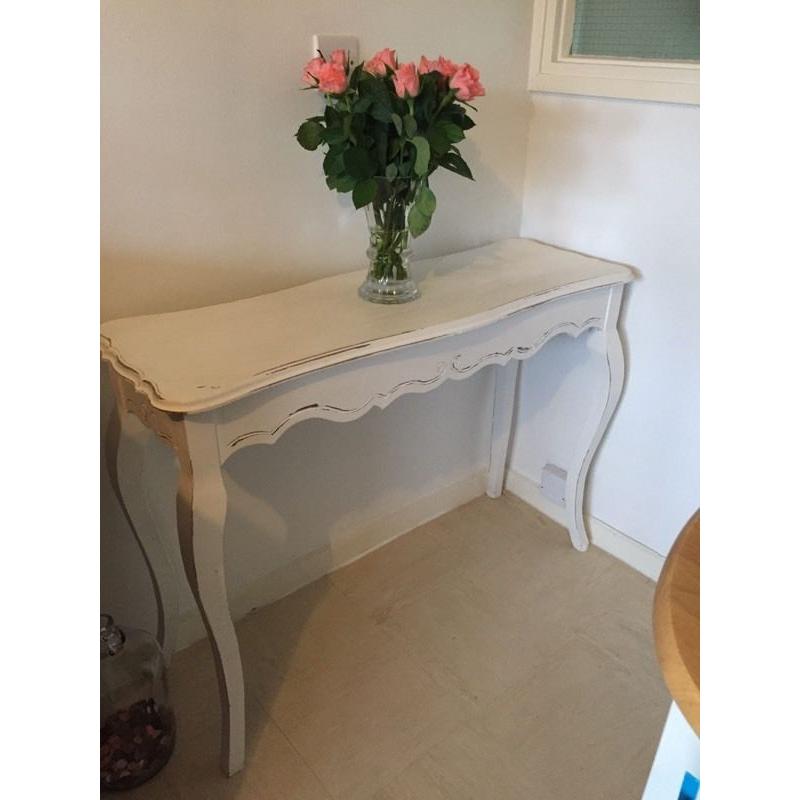 Shabby chic console table