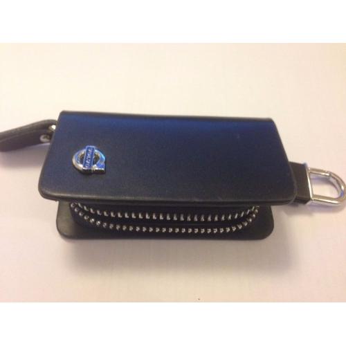 2 x Leather key case for volvo