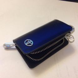 2 x High quality leather key case for Toyota