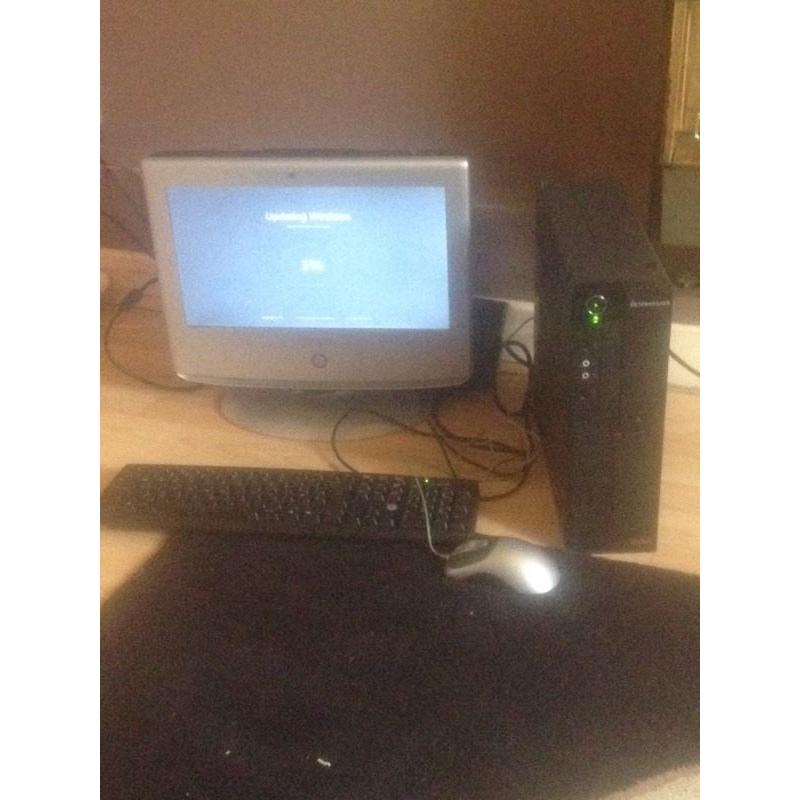 Lenovo ThinkCentre & HDTV Full PC Setup