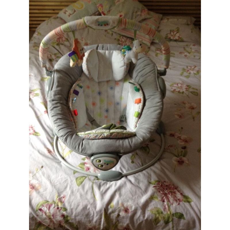 Bright starts taggies bouncer