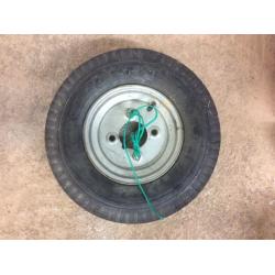 Galvanised two wheel boat trailer