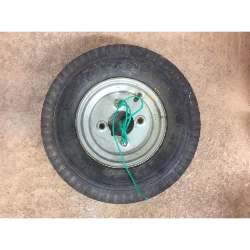 Galvanised two wheel boat trailer