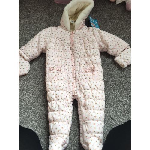 Next 6-9 months snow suit brand new