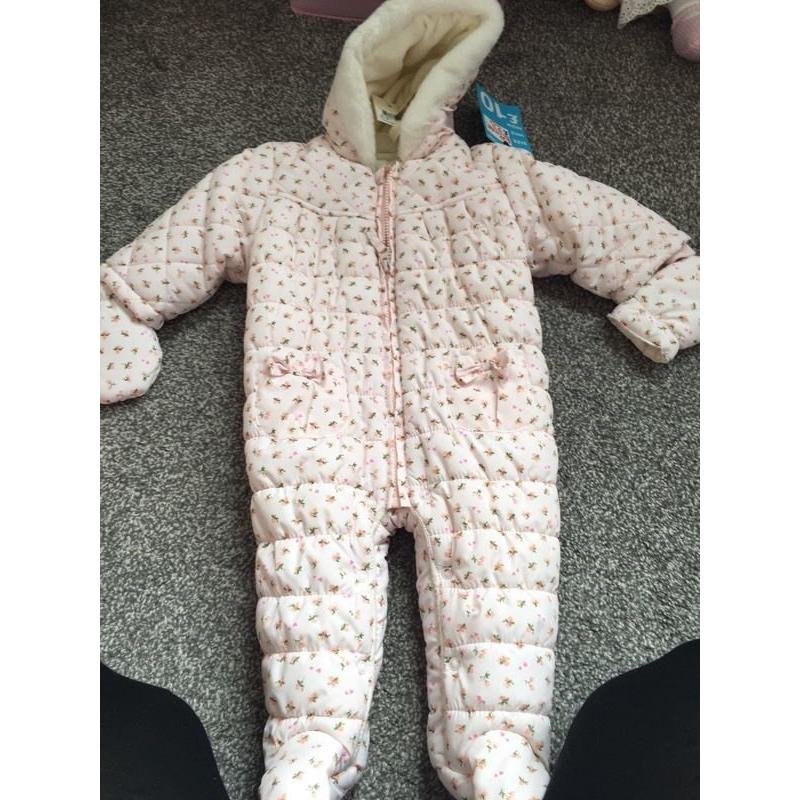 Next 6-9 months snow suit brand new