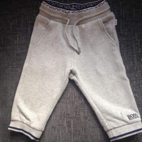 9 months old grey hugo boss tracksuit