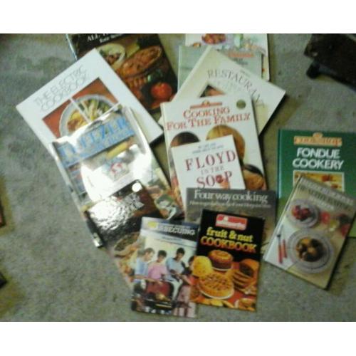 Various cook books Approx 17