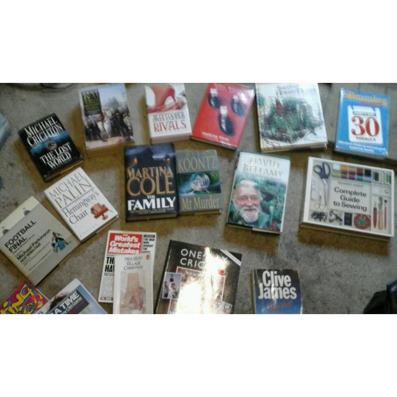 Various books approx 25