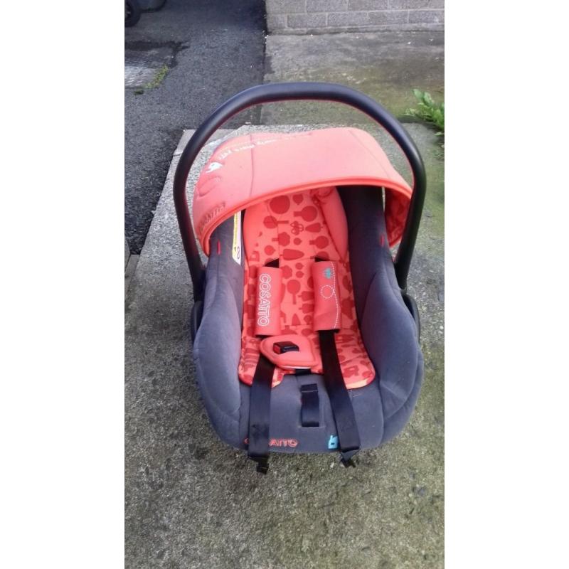cosatto car seat 0+