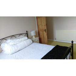 Newly decorated double room available now for renting in house also occupied by owner.