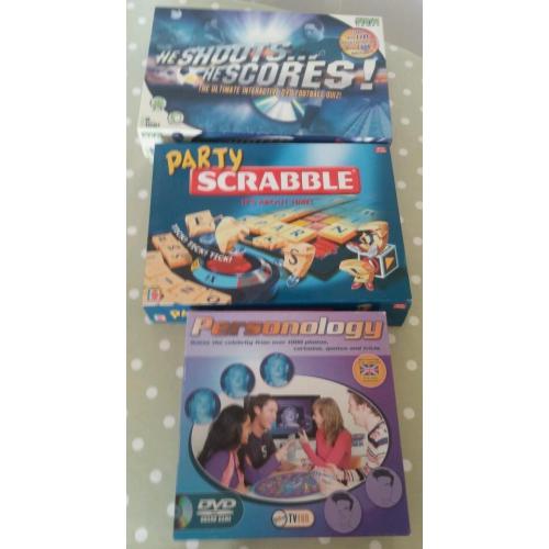3 BOARD GAME BUNDLE JOB LOT