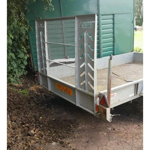 Car trailer galvanised, ramp 10 x 9 ft!
