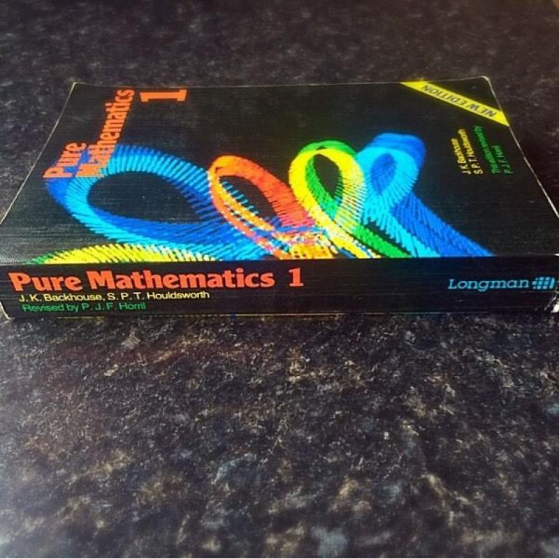 Pure mathematics 1 fourth edition