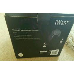 Bluetooth speaker with 2 mini speakers