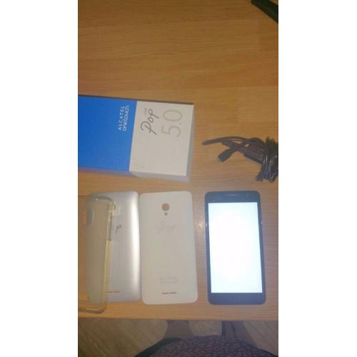 Alcatel pop star 5 inch 8 gb storage micro sd slot 8 mp front/ 5mp rear camera android smart phone