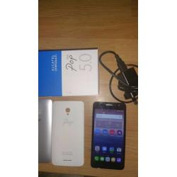 Alcatel pop star 5 inch 8 gb storage micro sd slot 8 mp front/ 5mp rear camera android smart phone