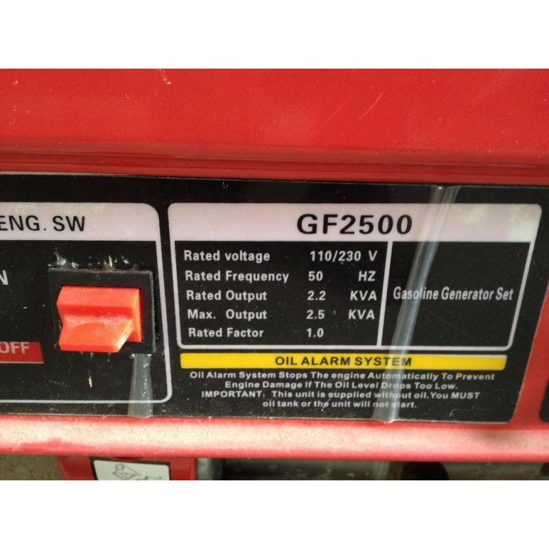 2.5 KVA petrol Generator