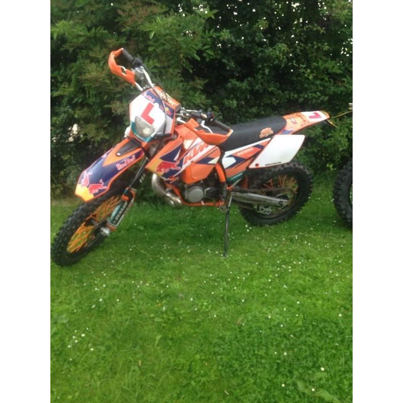 Ktm 200 as 125 with proof and husky 125