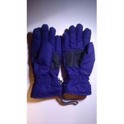 Purple women ski gloves (Size: Small)