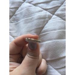 Engagement and wedding ring