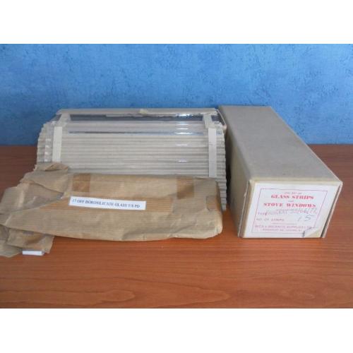 26 Borosilicate Glass Strips, Boxed
