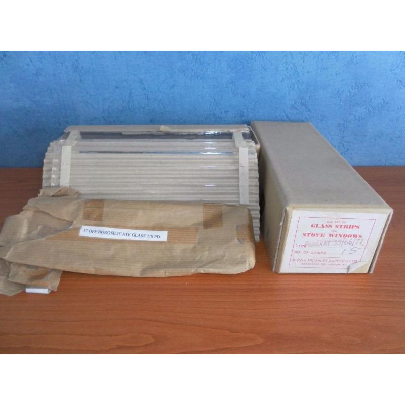 26 Borosilicate Glass Strips, Boxed